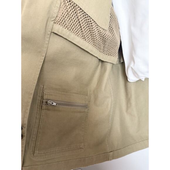 ORVIS Jacket Zambezi Mens 48T Leather Elbow Patch Tan Canvas Sport Coat Hunting - Picture 7 of 10